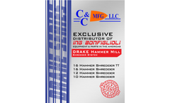 Model Drake Series - Hammer Mill Shredder System - Technical Data Sheet