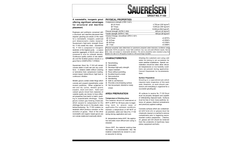 Sauereisen No. F-100 Nonmetallic, Inorganic Grout for Structural and Machine - Technical Data Sheets