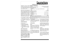 Sauereisen - Model F-370 - Catalyzed Hydrophobic Polyurethane Liquid Grout - Technical Data Sheets