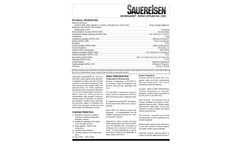 SewerGard - Model 210S - Spray Applied Polymer Lining - Technical Data Sheets