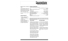 Sauereisen No. 360 Heat-cured Refractory Coating - Technical Data Sheet