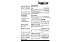 SewerSeal - Model F-170 - Cementitious Water Infiltration Barrier - Technical Data Sheet