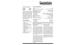 Sauereisen No. 29 Low Expansion Cement - Technical Data Sheet