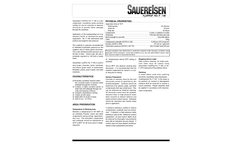 Sauereisen H2OPruf F-190 Two-Component, Crystalline Water Proofing Coating Material - Technical Data Sheet