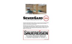 SewerGard - Model 210XROL - Roll Applied Epoxy Lining System - Brochure