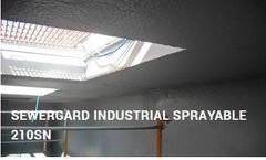 SewerGard - Model 210SN - Industrial Sprayable Fiber-Reinforced, Chemically-Resistant, 100% Solids, Epoxy NovolaK Lining System
