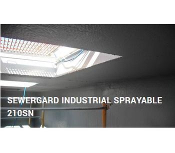 SewerGard - Model 210SN - Industrial Sprayable Fiber-Reinforced, Chemically-Resistant, 100% Solids, Epoxy NovolaK Lining System