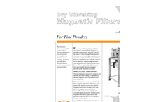 Dry Vibrating Magnetic Filter Brochure