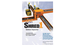 Shred1 Ballistic Metal Separator Brochure