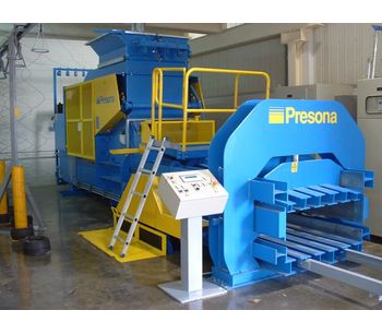 Presona - Model EP 40 OH - Baler for Paper and Cardboard