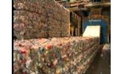 Presona - Baling of PET-Bottles and ALU-Cans - Video