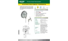 Reotemp - Adjustable Angle Bimetal Thermometer - Brochure