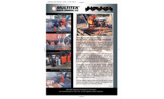 Multitek - Model 1610 - Economical Firewood Processor Brochure