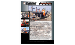 Multitek - Model 1620 SS - Firewood Processor- Brochure
