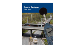 Norsonic - Model Nor140 - Precision Handheld Sound Analyser Brochure