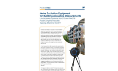 Noise Excitation Equipment for Building Acoustics Measurements - Brochure