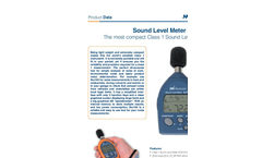 Nor103 Sound Level Meter - Brochure