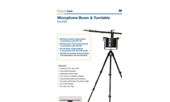 Norsonic - Model Nor265 - Microphone Boom / Turntable Basic Unit Brochure
