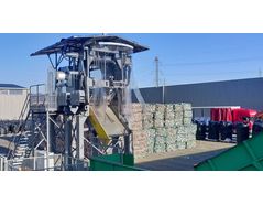 The Cross Wrap Dewiring machine is the most energy-efficient solution for processing recycled plastic bales.