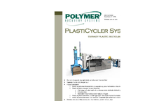PlastiCycler - Model G3 - Plastic Recycling System - Brochure