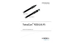 WTW TetraCon - Model 925 - 301710 - IDS Digital Conductivity Cells for Universal Applications - Brochure