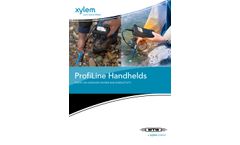 ProfiLine - Model pH/Cond 3320 - 2EA310 - Universal Multi-Parameter Portable Meter - Brochure
