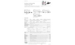 WTW TetraCon - Model 325 - 301960 - Universal Conductivity Measuring Cells - Brochure