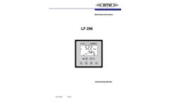 WTW - Model LF 298 - Conductivity Field Monitor  - Brochure