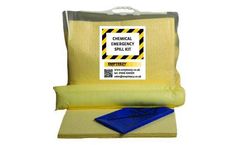 Empteezy - Model C15SK - Chemical Spill Kit Clip Top Bag with Carry Handle
