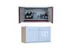 Hiltra - Model F90 Type LS320-EN - Grey - Fire Resistant Safety Cabinets Labsaver