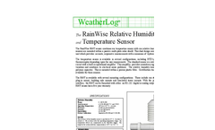 RainWise - RH/TP - Precision Relative Humidity and Temperature - Datasheet