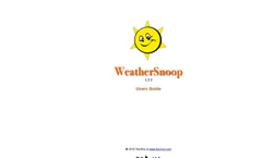 WeatherSnoop - Mac Software User Guide