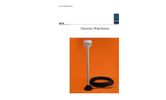 CV7-V Precision Ultrasonic Wind Sensor - Manual