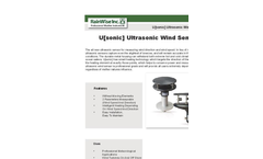U[Sonic] Ultrasonic Wind Sensor Brochure
