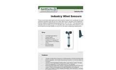 Industry Wind Speed and Direction Sensors Brochure