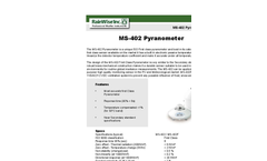 Model MS - 402 - Pyranometer - Brochure