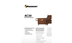 Harmony - Model AC30 - Apartment Compactor - Brochure