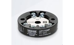OPTITEMP - Model TT 12 C - Head-Mounted Temperature Transmitter with RTD Input and Extremely Compact Design