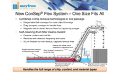 ConSep - Model Flex - All-In-One Chip Conveyor and Coolant Cleaning System - Datasheet