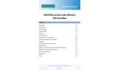 ENVICON Ceramic Tube Diffusers EKR AeroMax - Data Sheet