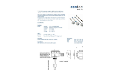 T/LL70 Series Vertical Float Switches Datasheet