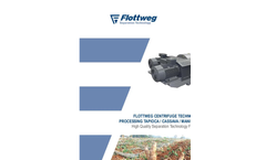 Flottweg Centrifuge Technology for Processing Tapioca / Cassava / Manioc Starch - Applications Note