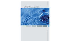 Water Management- Brochure