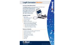ProMinent - Model LogR - Single Channel Corrosion Rate Monitor - Datasheet
