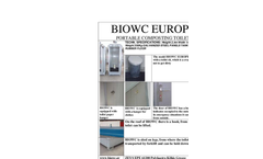 BIOWC EUROPE EQUIPMENT Brochure