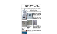 BIOWC ASIA EQUIPMENT Brochure