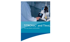 TitroLine - Model 7000 - Metal Glassreference Electrodes Brochure