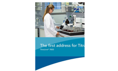 TitroLine - Model 7800 - Metal Glassreference Electrodes Brochure
