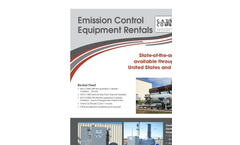 Emission Control Equipment Rentals - Brochure