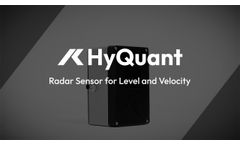 KISTERS HyQuant Radar Sensor for Level and Velocity - Video